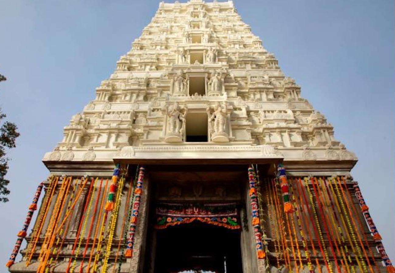 Gateway Tower of Sri Venkateswara Temple Inaugurated in North Carolina.