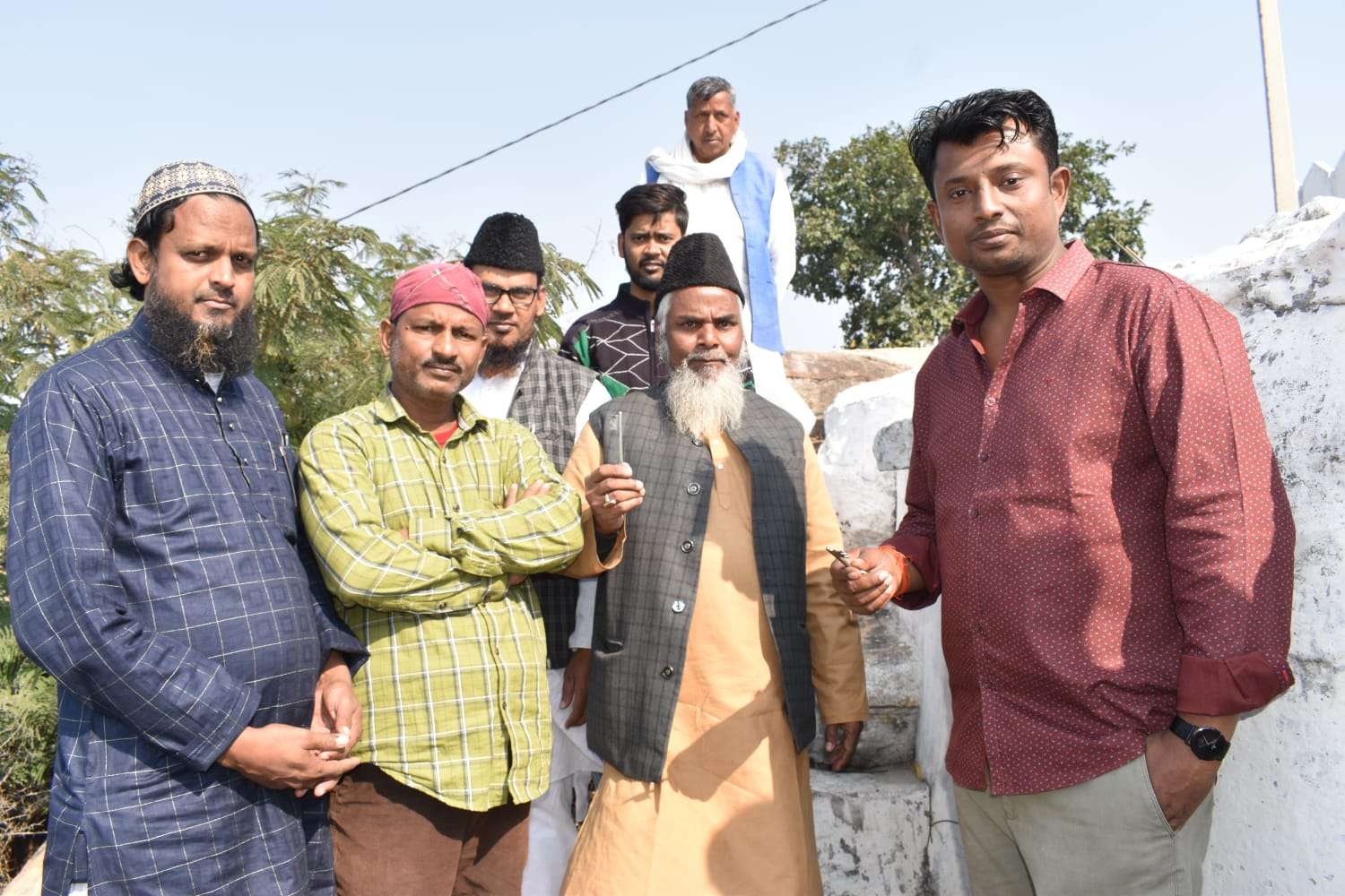 The key of the protected site was handed over to the district administration by the members of Markazi Muharram Committee after years of encroachments. (Photo | ASI )