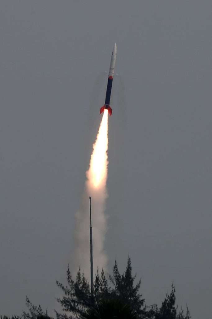 Read more about the article <p class='singletitle' >Vikram-S, India’s first private rocket developed by Skyroot Aerospace, lifts off from Sriharikota </p> <h4 class='subpost_title'> The mission’s aim is to launch Vikram–S (VKS), a single-stage solid fuelled sub-orbital rocket into space.</h4>