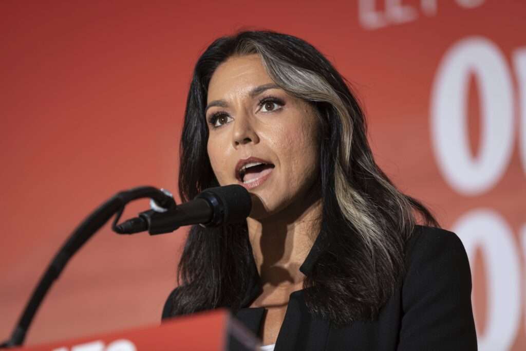 Read more about the article <p class='singletitle' >I left Democratic Party because of their obsession with race, sexuality and other labels: Former US Congresswoman Tulsi Gabbard </p> <h4 class='subpost_title'> “America is the greatest country in the world because it’s a meritocracy. If we become a society based on externals, America’s excellence will be history,” Tulsi Gabbard said.</h4>