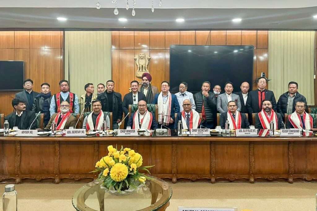 Read more about the article <p class='singletitle' >Centre, Manipur government sign cessation of operation accord with Naga Armed group Zeliangrong United Front </p> <h4 class='subpost_title'>  “Representatives of the armed group agreed to abjure violence and join the peaceful democratic process as established by the law of the land. The agreement provides for the rehabilitation and resettlement of the armed cadres,” the Ministry of Home Affairs (MHA) said in a press release.</h4>