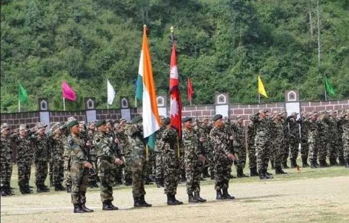 Read more about the article <p class='singletitle' >The two-week joint military exercise between the armies of India and Nepal ‘Surya Kiran’ begins </p> <h4 class='subpost_title'> The joint military exercise will enhance the level of defence cooperation, further fostering the bilateral relations between the two nations, the Indian Embassy in Kathmandu said in a press release.</h4>