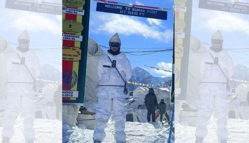 Read more about the article Army deploys woman officer for the 1st time in Siachen Glacier’s Kumar Post