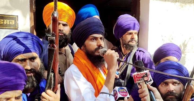 Read more about the article Khalistani terrorist Amritpal Singh to contest Lok Sabha polls