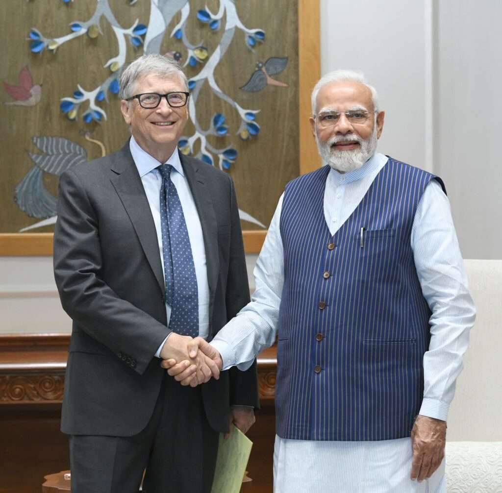 Read more about the article Bill Gates meets PM Modi, discusses ‘key issues’