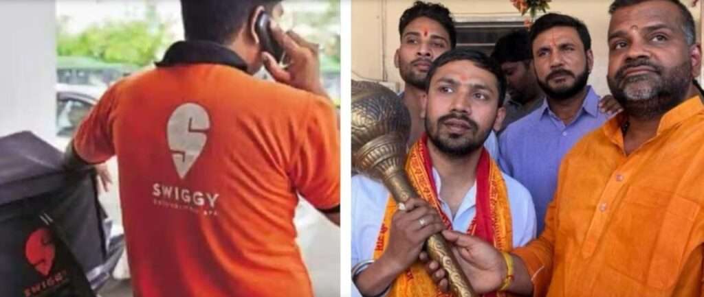 Read more about the article Swiggy fires food delivery boy after he refuses to deliver mutton at temple premises