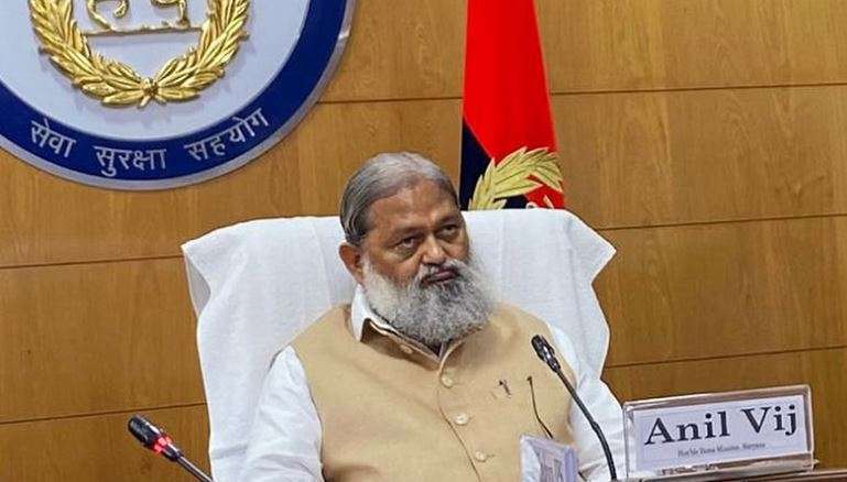 Read more about the article Did not have info about intel on possible build-up of tension in Nuh: Haryana Home Minister Anil Vij