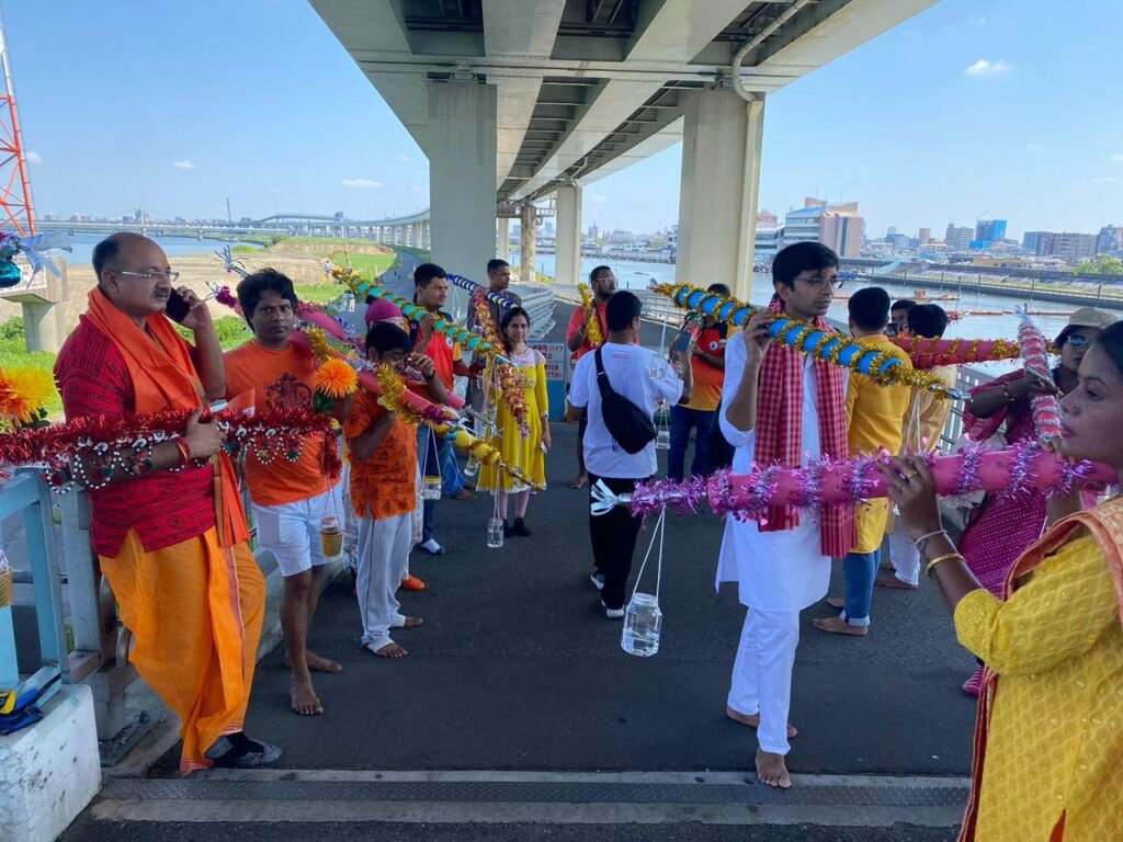 Read more about the article Kanwar Yatra organised in Japan; Gangajal taken from Bihar’s Sultanganj