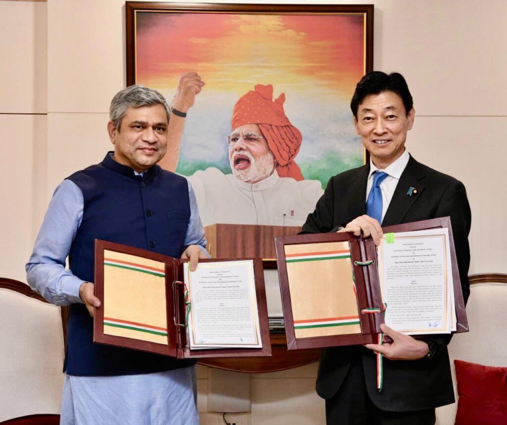 Read more about the article India signs semiconductor pact with Japan