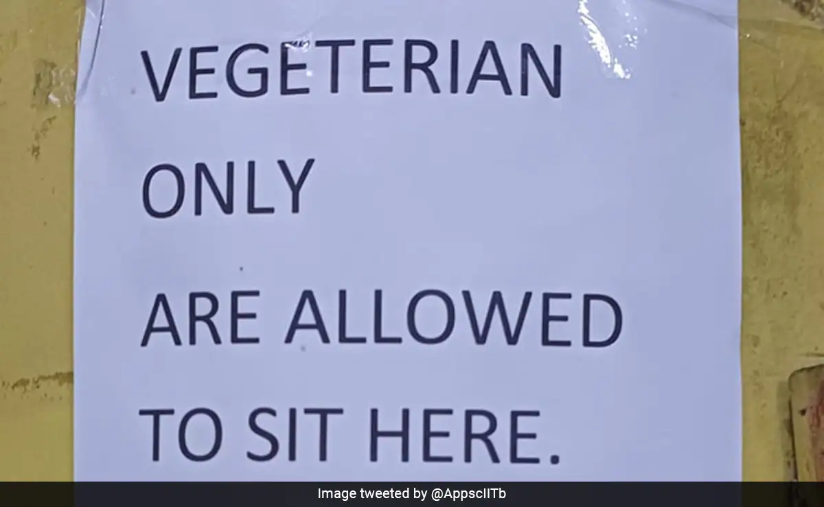 IIT bombay vegetarian only