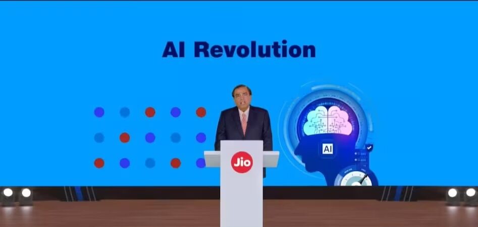 Read more about the article Jio promises AI to everyone, everywhere: Mukesh Ambani