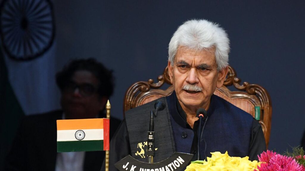 Read more about the article Not born in J&K, but will leave with example which will be remembered: LG Manoj Sinha