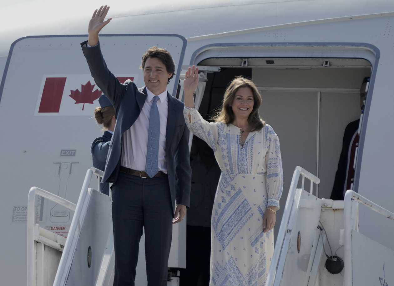 ustin Trudeau and his wife Sophie