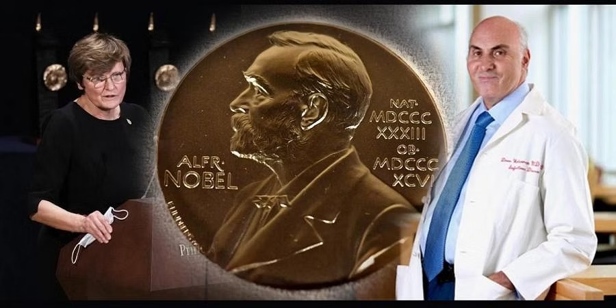 Read more about the article Nobel in medicine goes to 2 researchers whose work enabled creation of mRNA vaccines against COVID-19