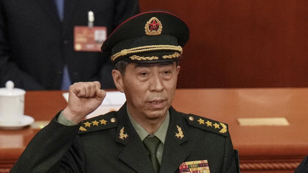 Read more about the article China announces removal of Defence Minister Li Shangfu missing for almost two months