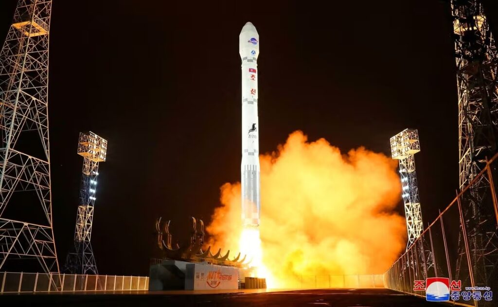 Read more about the article North Korea vows more satellite launches, beefs up military on border