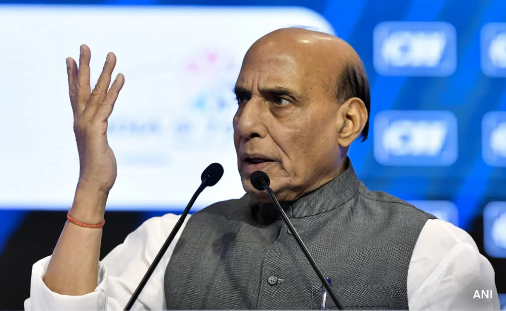 Read more about the article Ram Janmabhoomi not a political issue to get votes: Rajnath Singh