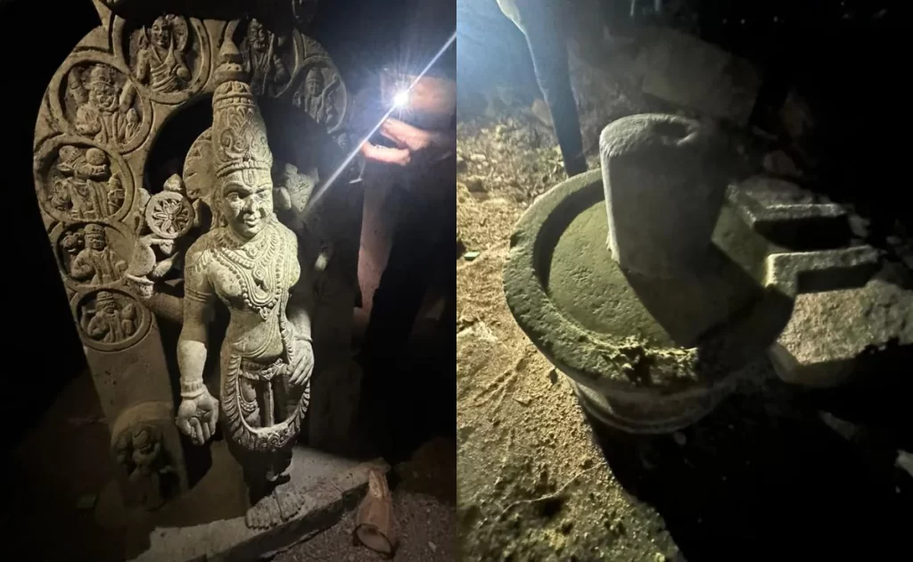 Read more about the article Karnataka: Centuries old Lord Vishnu idol, shivling found in Raichur