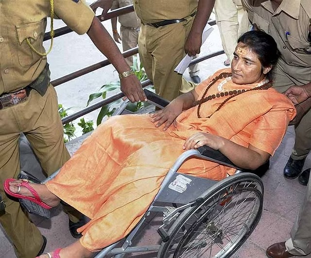 Read more about the article Court asks NIA to verify Sadhvi Pragya Thakur’s health report